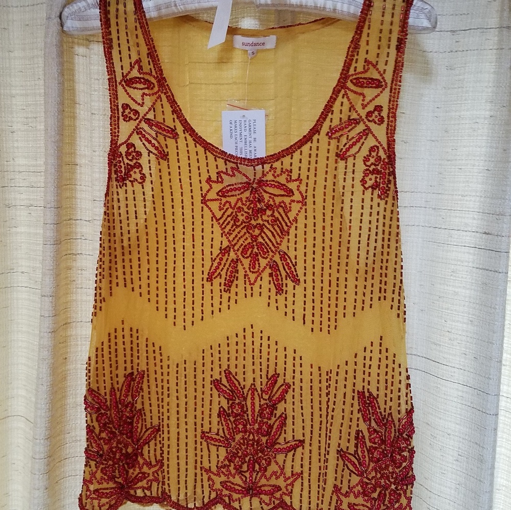 Beaded top.